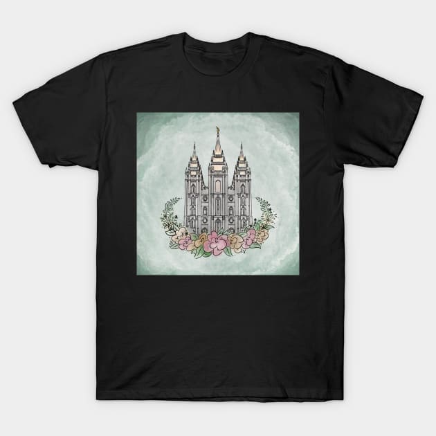 Salt Lake Temple T-Shirt by trippyart